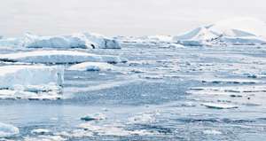 The Antarctic environment which Shackleton and crew survived